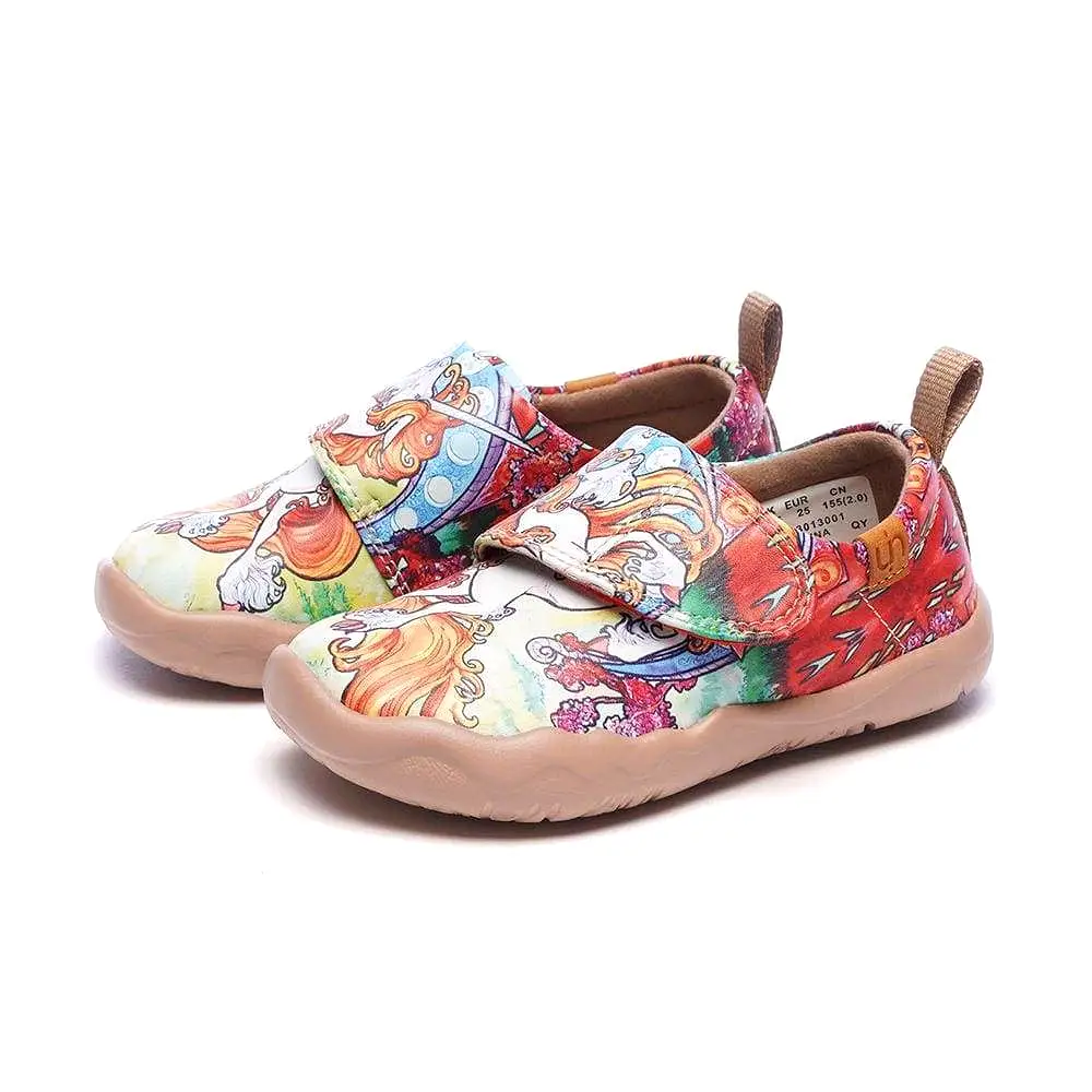 -Unicorn- Kid Microfiber Leather Shoes