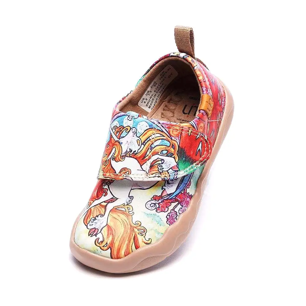 -Unicorn- Kid Microfiber Leather Shoes