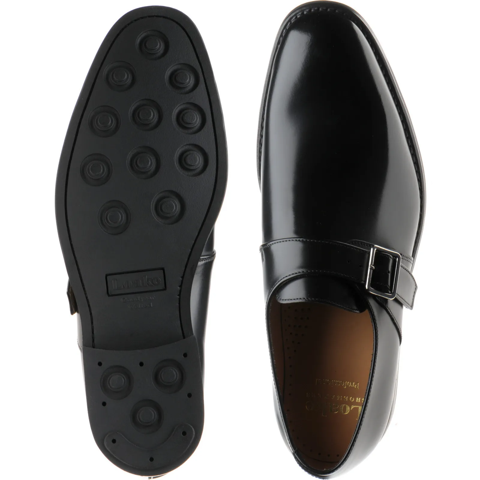 357 rubber-soled monk shoes