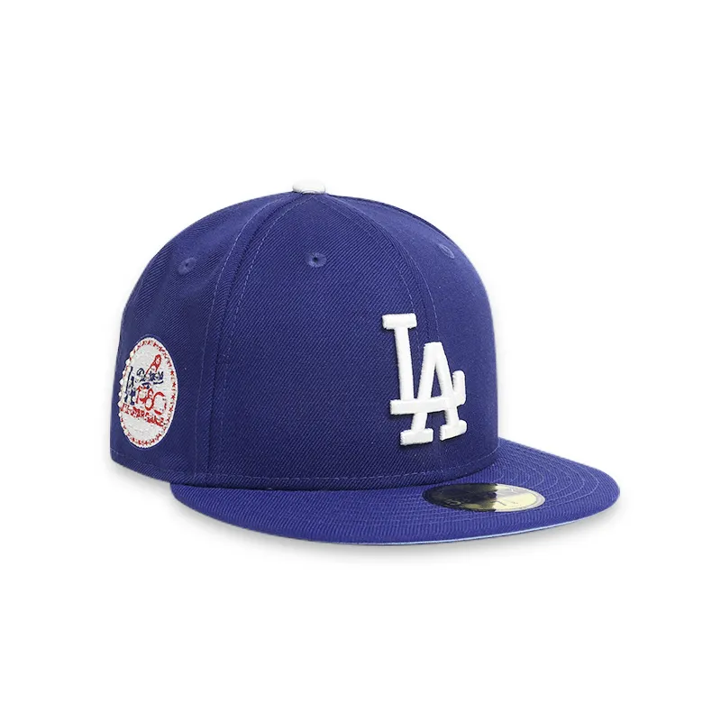 [60180889] LA Dodgers All-Start Game Icy Side Patch Men's Blue Fitted Hat