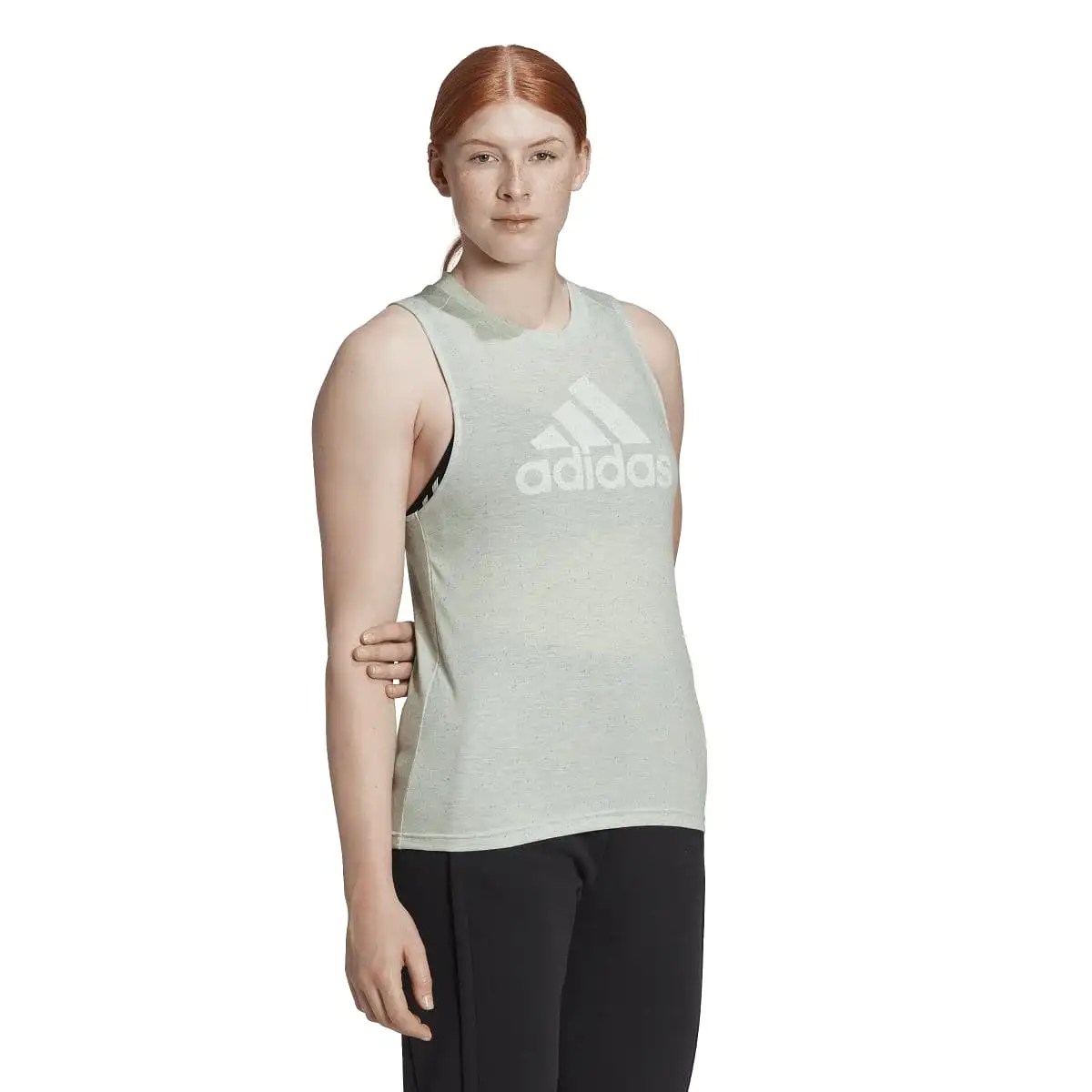 ADIDAS WOMEN'S WINNER GREEN TANK SINGLET