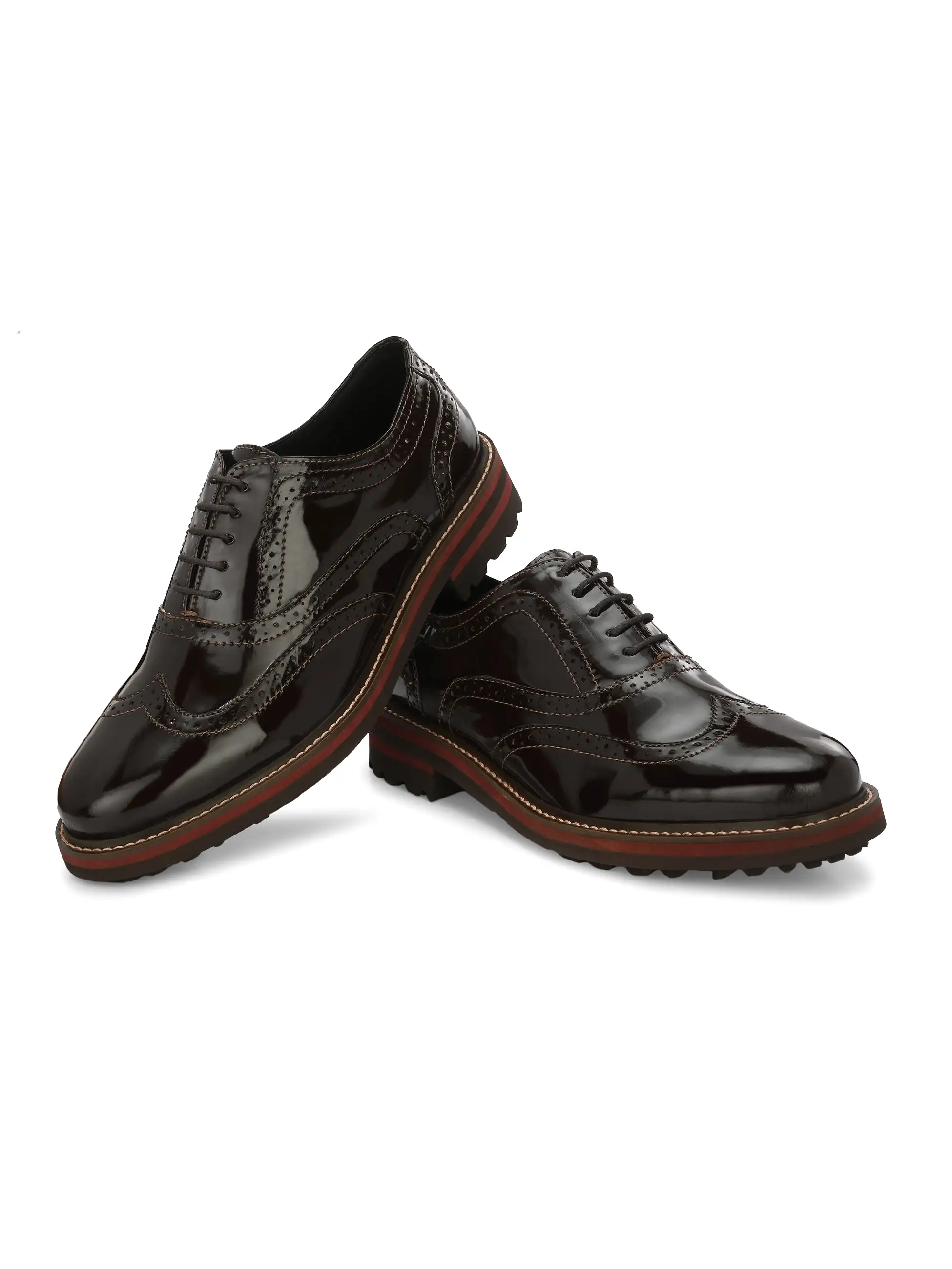 ALBERTO TORRESI MENS SEBESTIAN WING-TIP BROGUE SHOES FOR MEN