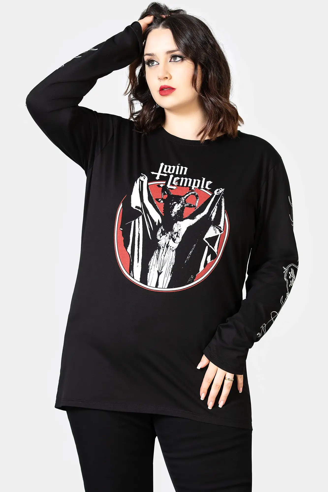 Baphomette Long Sleeve Top [PLUS]