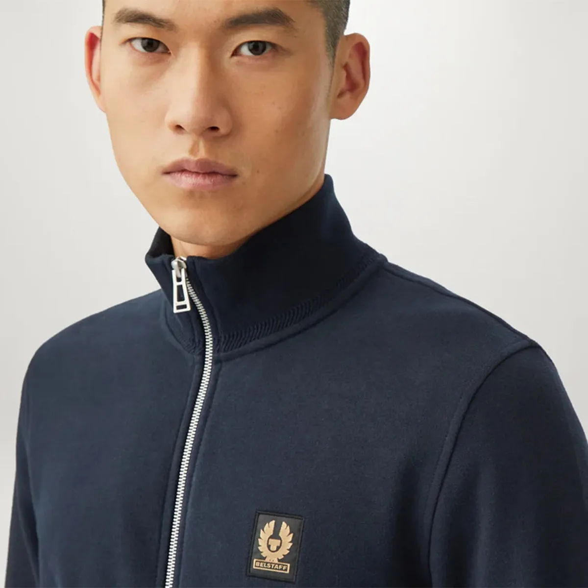 Belstaff - Full Zip Sweatshirt in Dark Ink