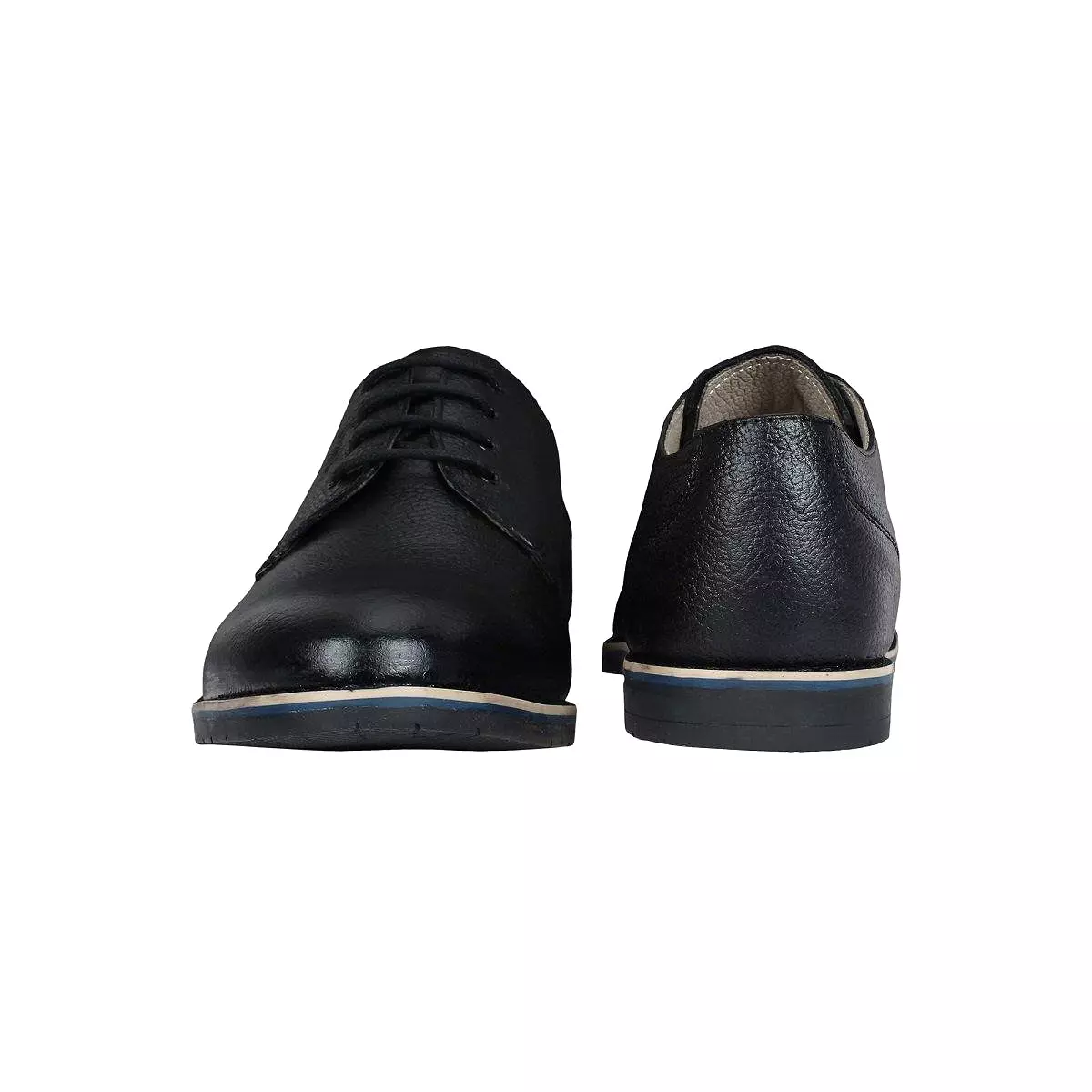 Black Formal Shoes For Men-Defective