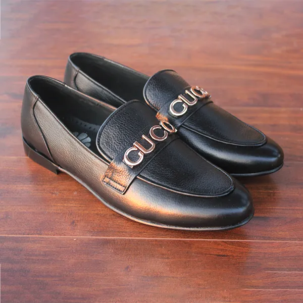 Black Moccasion Formal Shoes for men