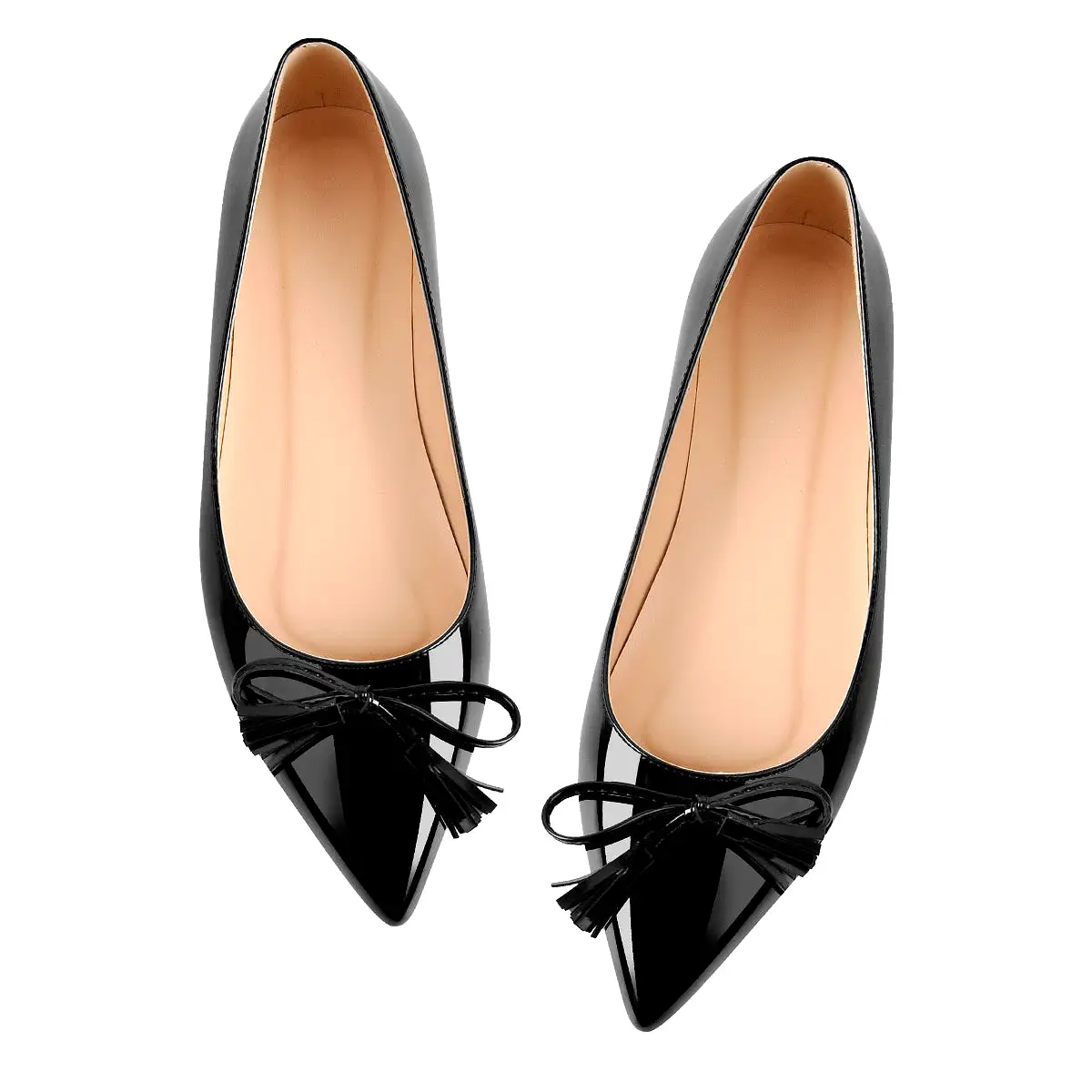 Black Patent Leather Flats