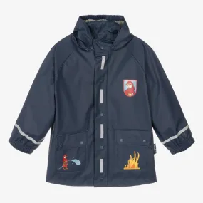 Boys Blue Fire Engine Raincoat