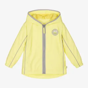 Boys Yellow Hooded Raincoat