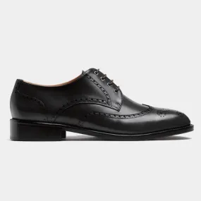 Brogue Shoes in black leather