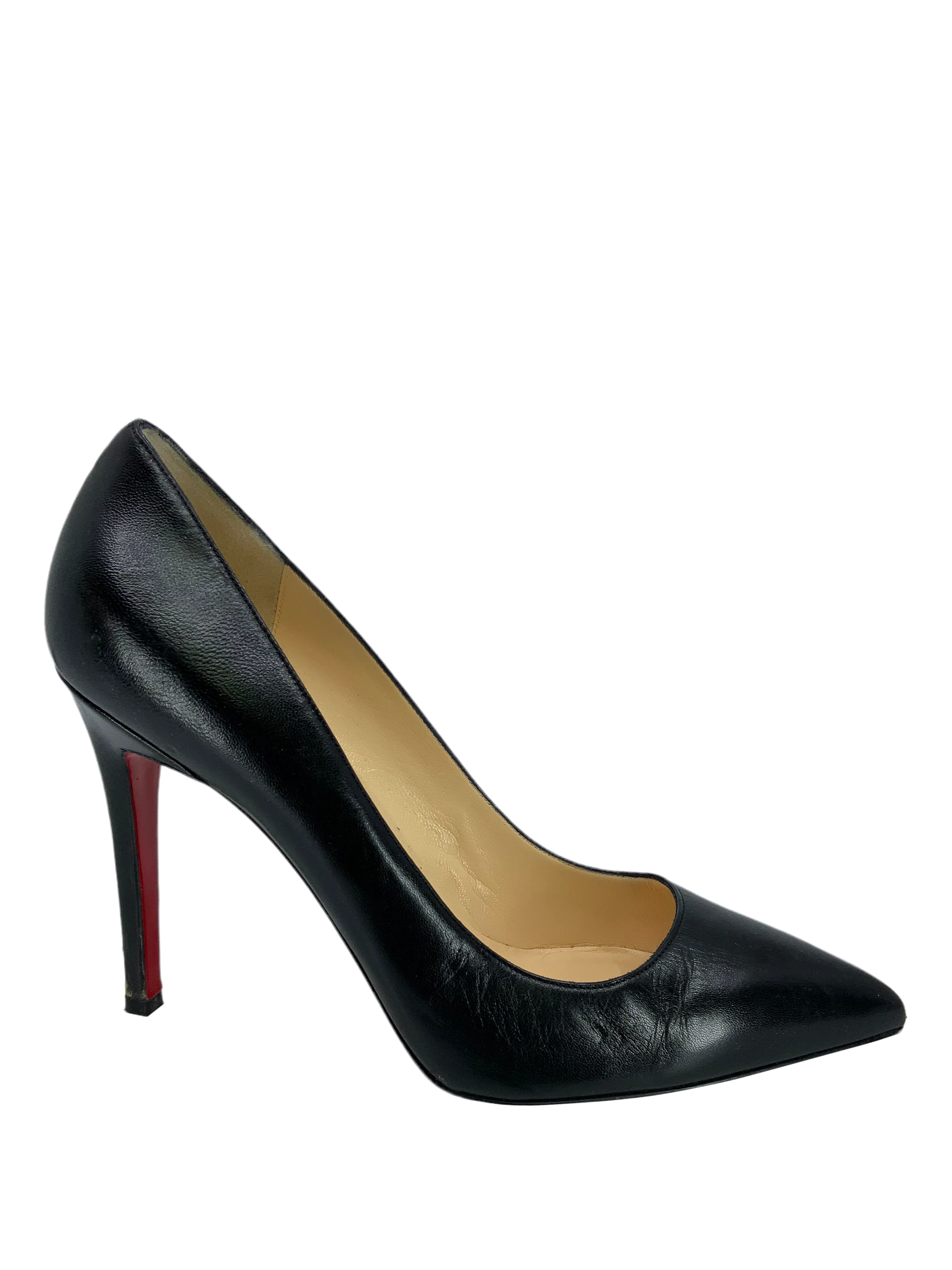 Christian Louboutin Kate Pointed Toe Leather Pumps Size 9.5