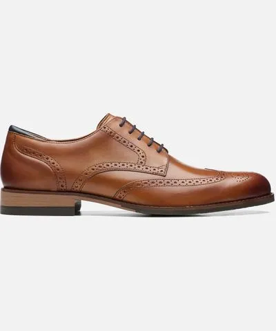 Clarks Men's Craft Arlo Limit Leather Brogue Shoes