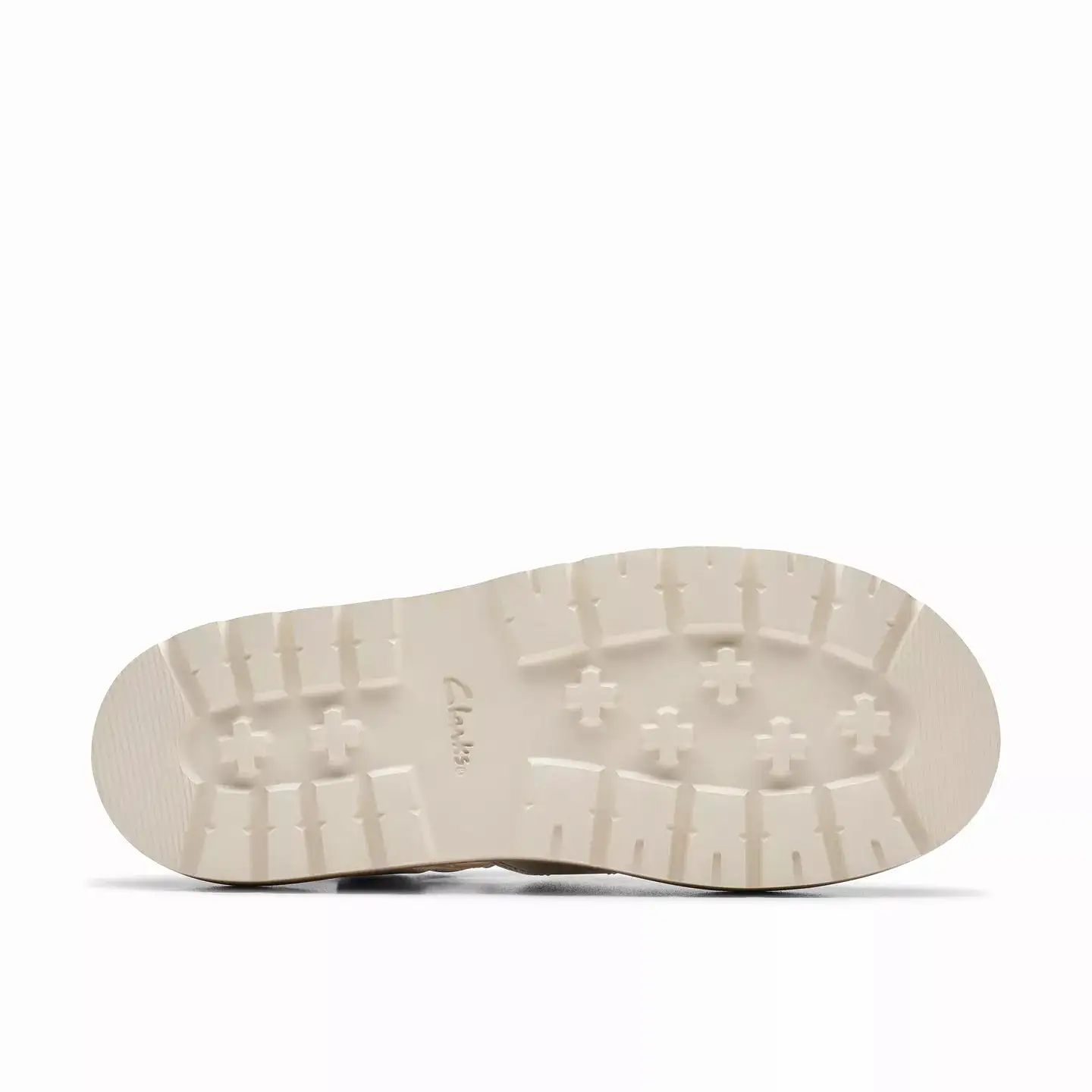 Clarks Orianna Twist Off White Leather Sandals