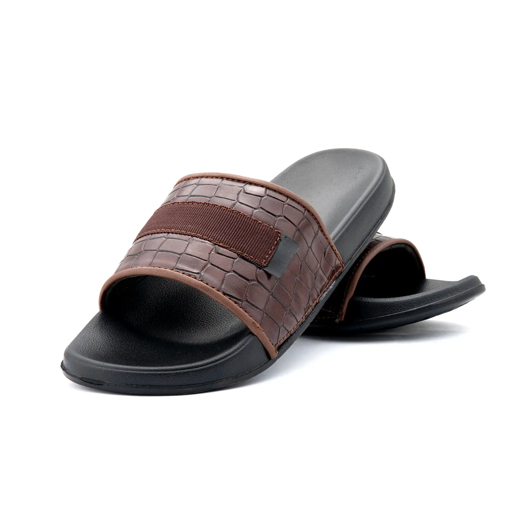 Coffee Strap Styled Comfy Slides