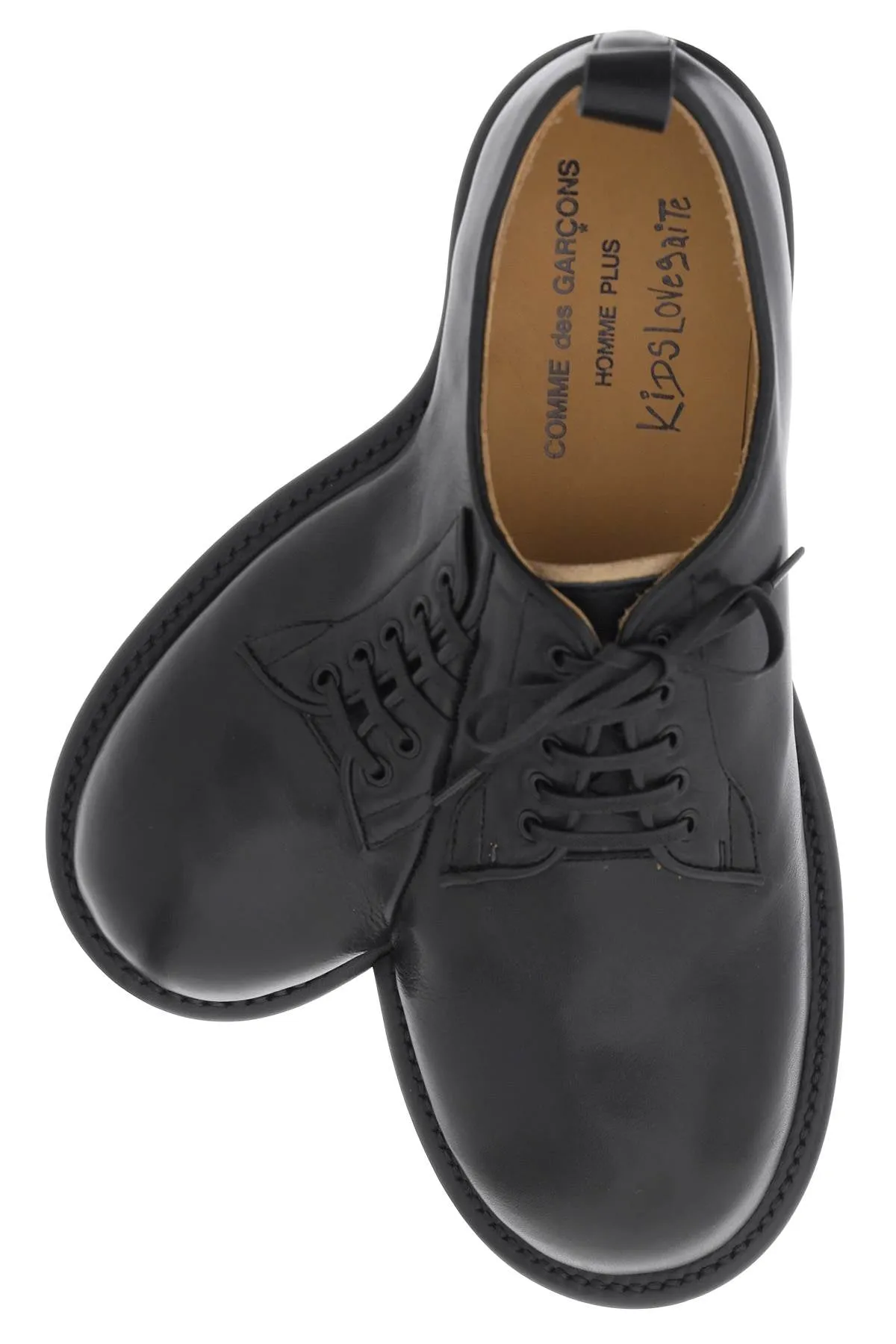 Comme Des Garcons Homme Plus double Tipped Derby Shoes By Comme Des Garons   Black