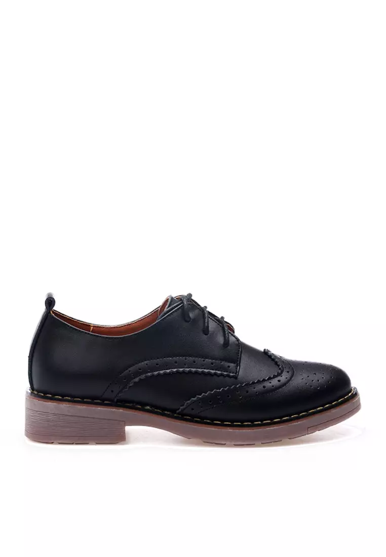 Cow Leather Brogue Shoes VL337