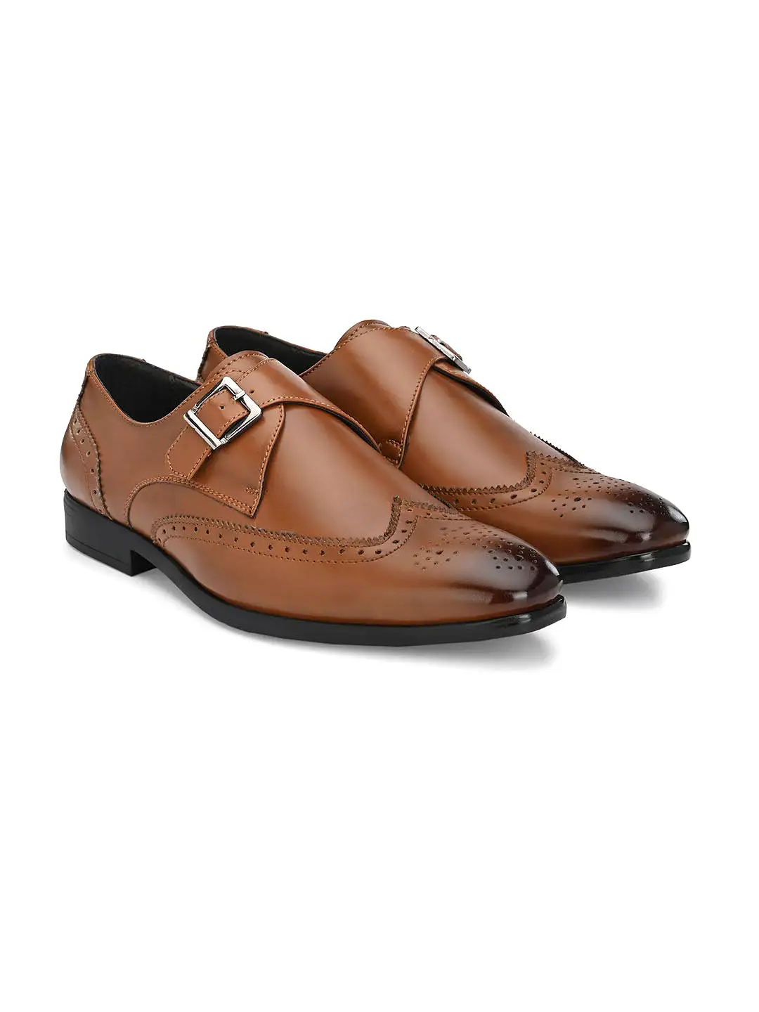 Dario Tan Single Monk Shoes