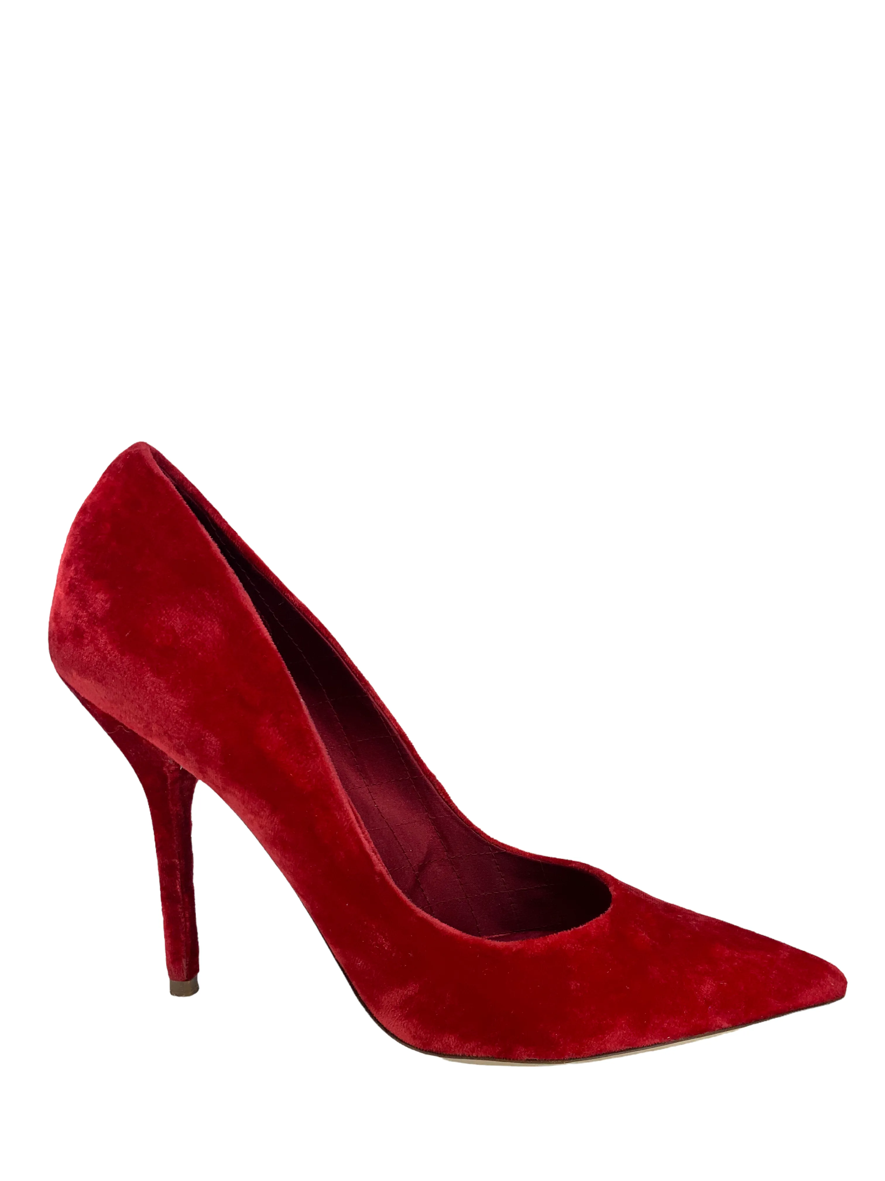 Dolce & Gabbana Velvet Pointed Toe Pumps Size 8.5