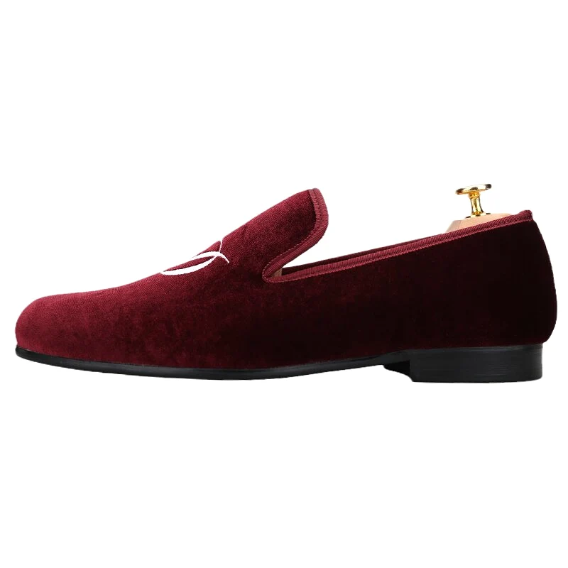 Embroidery British Style Classic Moccasins Shoes