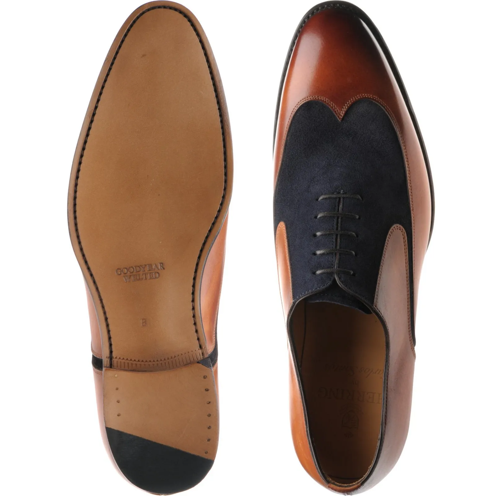 Farnborough two-tone formal shoes