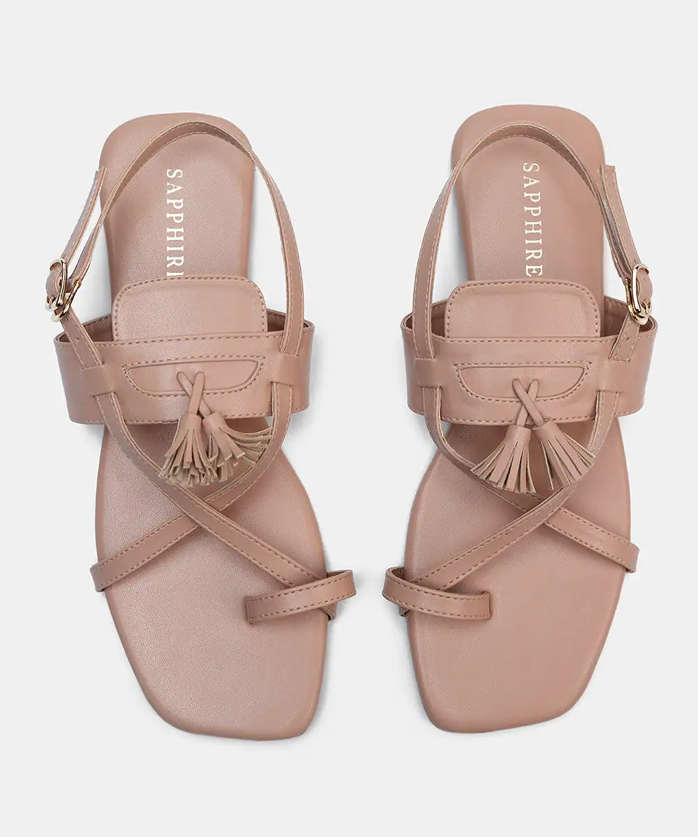 Faux Leather Sandals