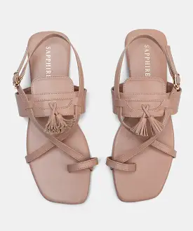 Faux Leather Sandals