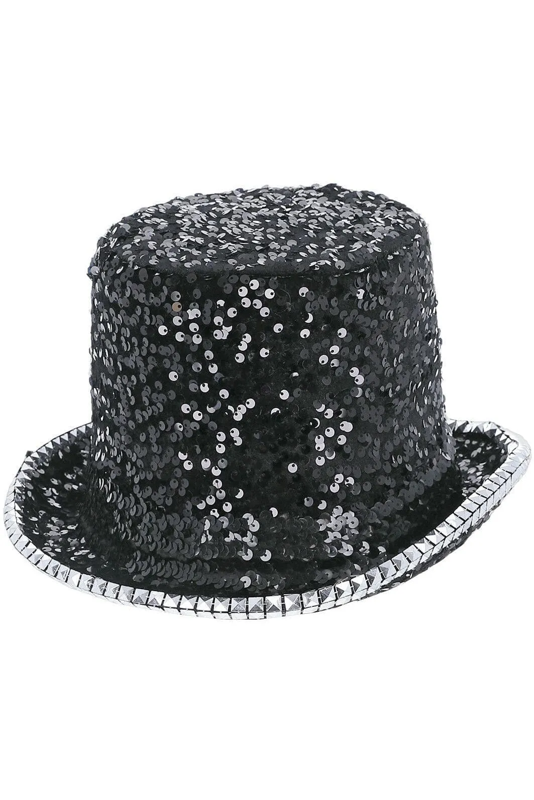 Fever Deluxe Felt Sequin Top Hat