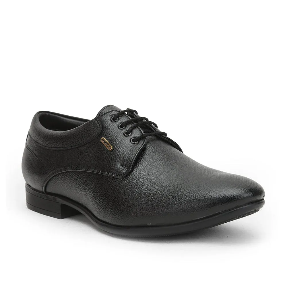 Fortune (Black) Formal Lace Up Derby Shoes For Men HOL-110 By Liberty