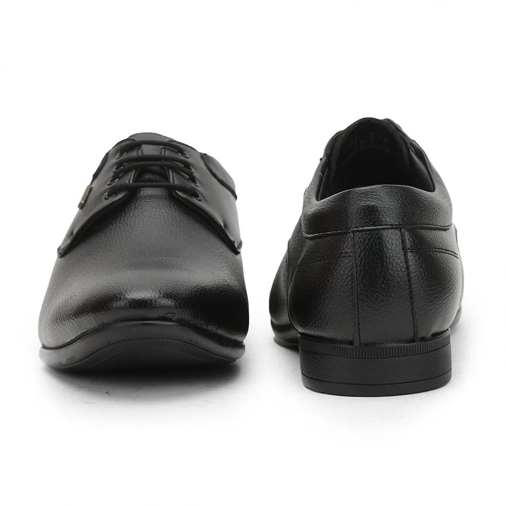 Fortune (Black) Formal Lace Up Derby Shoes For Men HOL-110 By Liberty