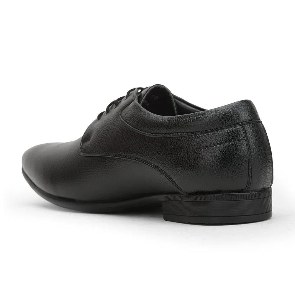 Fortune (Black) Formal Lace Up Derby Shoes For Men HOL-110 By Liberty