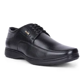 Fortune Black Formal Lacing Derby Shoes For Men HOL-131E By Liberty