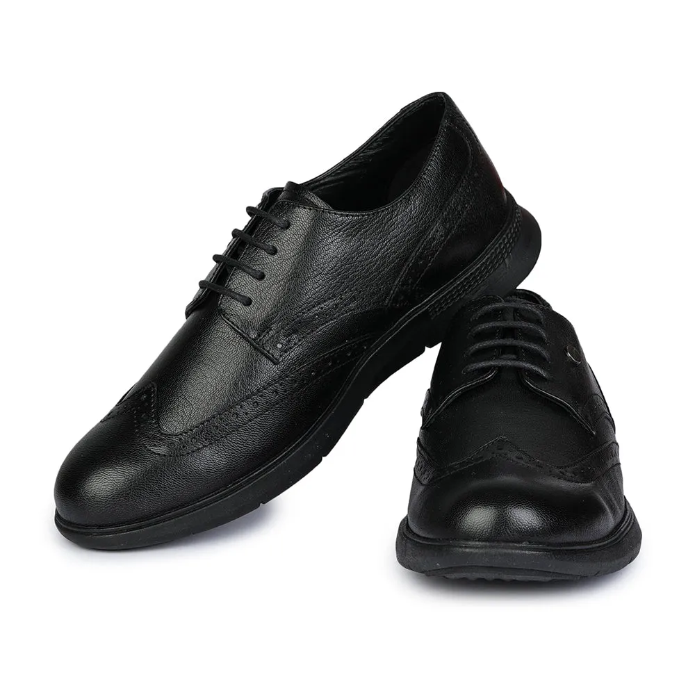 Fortune (Black) Formal  Shoes For Men By Liberty