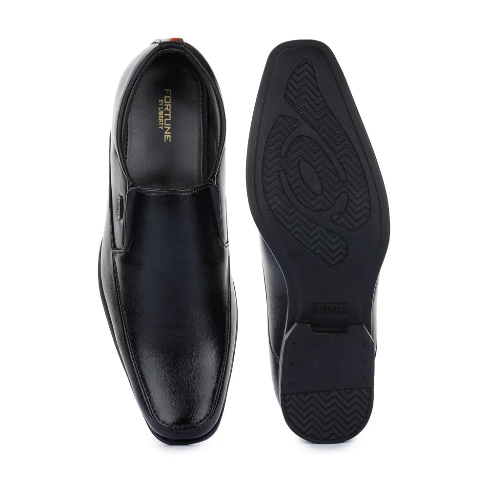 Fortune (Black) Formal Shoes For Men SRGE-192 By Liberty