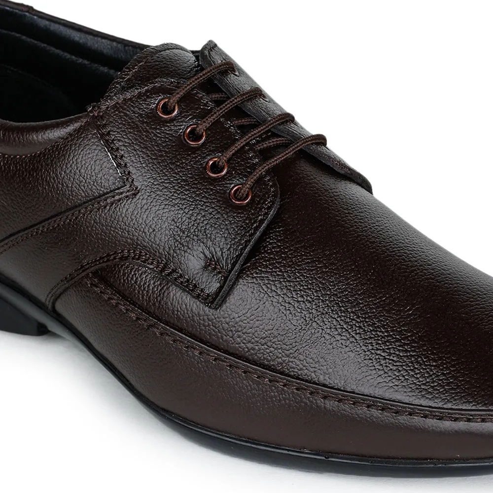 Fortune (Brown) Derby Shoes For Men HOL-12 By Liberty