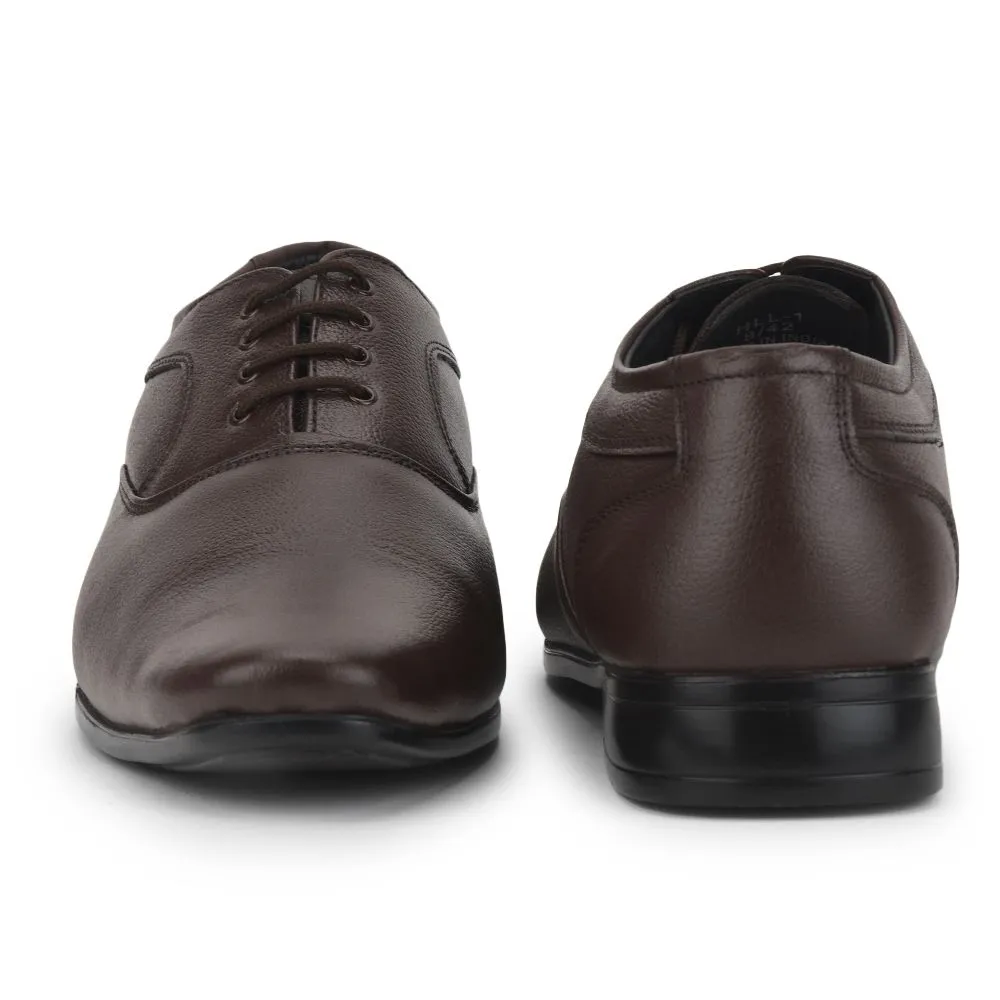 Fortune (Brown) Formal Lace Up Derby Shoes For Men Hll-1 By Liberty