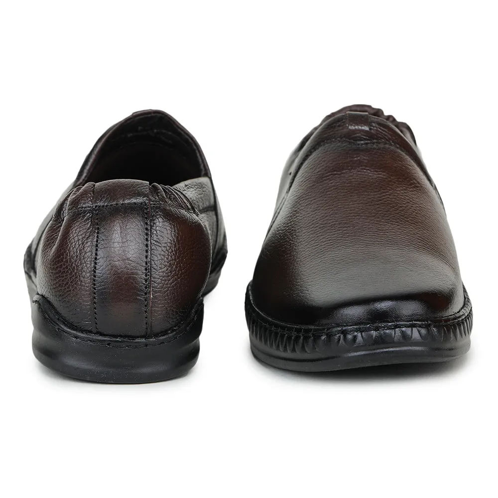 Fortune (Brown) Formal Shoes For Men BM-29 By Liberty