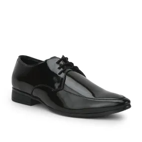 Fortune Lacing Black Formal Shoes For Men JPL-242 By Liberty