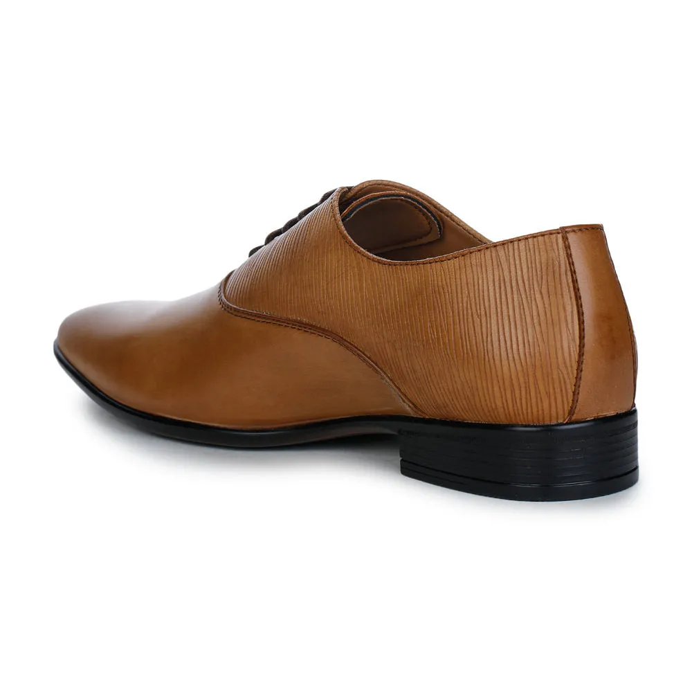 Fortune (Tan) Derby Shoes For Men FDY-109 By Liberty