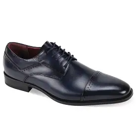 Giorgio Venturi 7033 Navy Leather Shoes