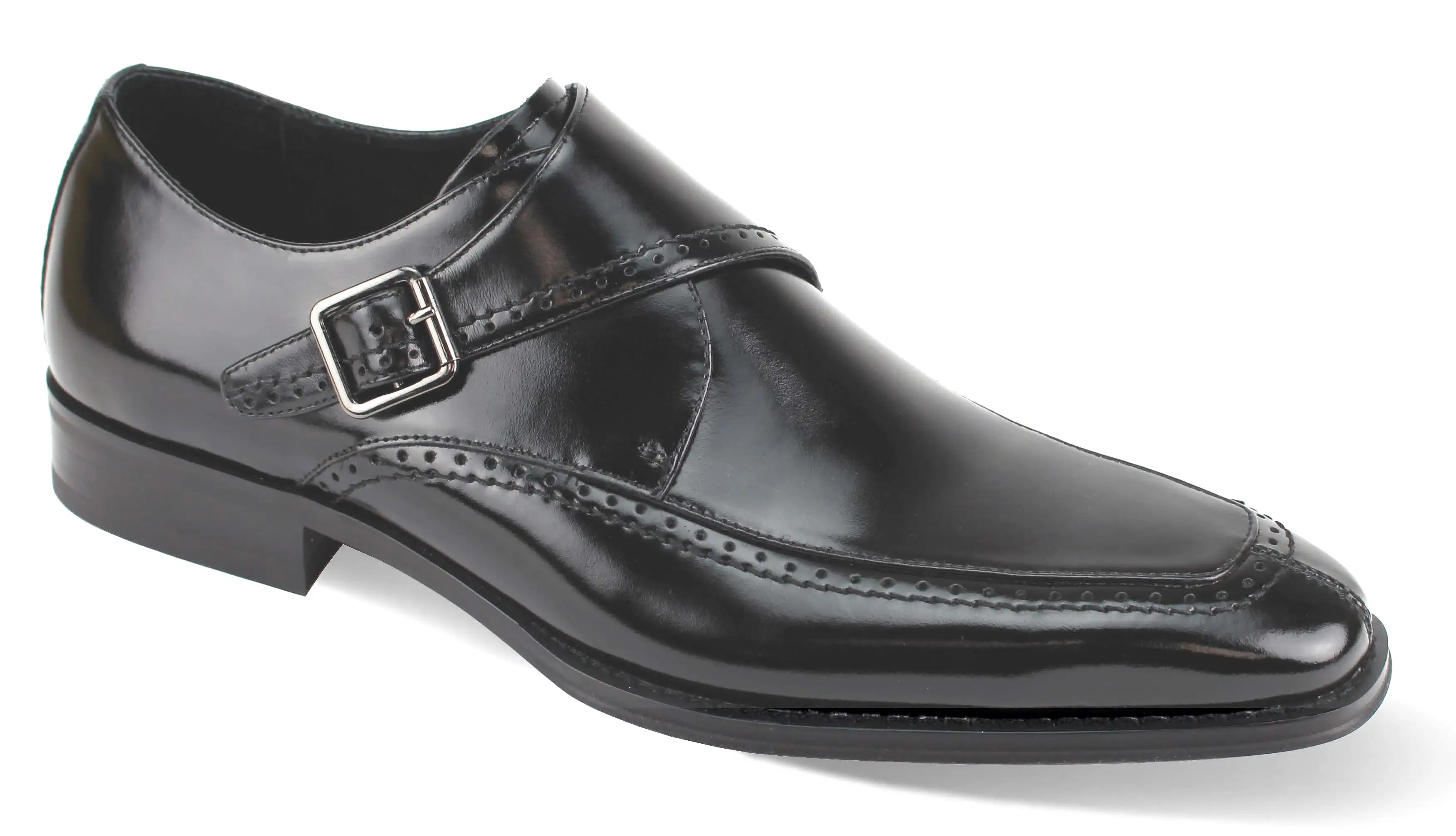 Giovanni Amato Black Leather Shoes