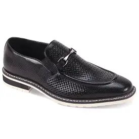 Giovanni Ferari Black Leather Shoes