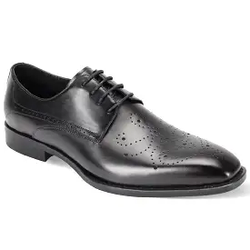 Giovanni Joel Black Leather Shoes