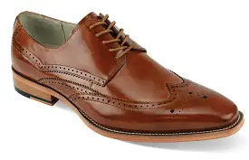 Giovanni Lincoln Tan Leather Shoes