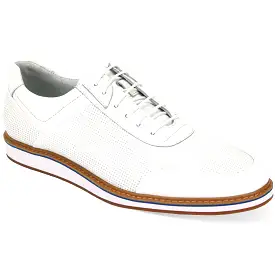 Giovanni Lorenzo White Leather Shoes