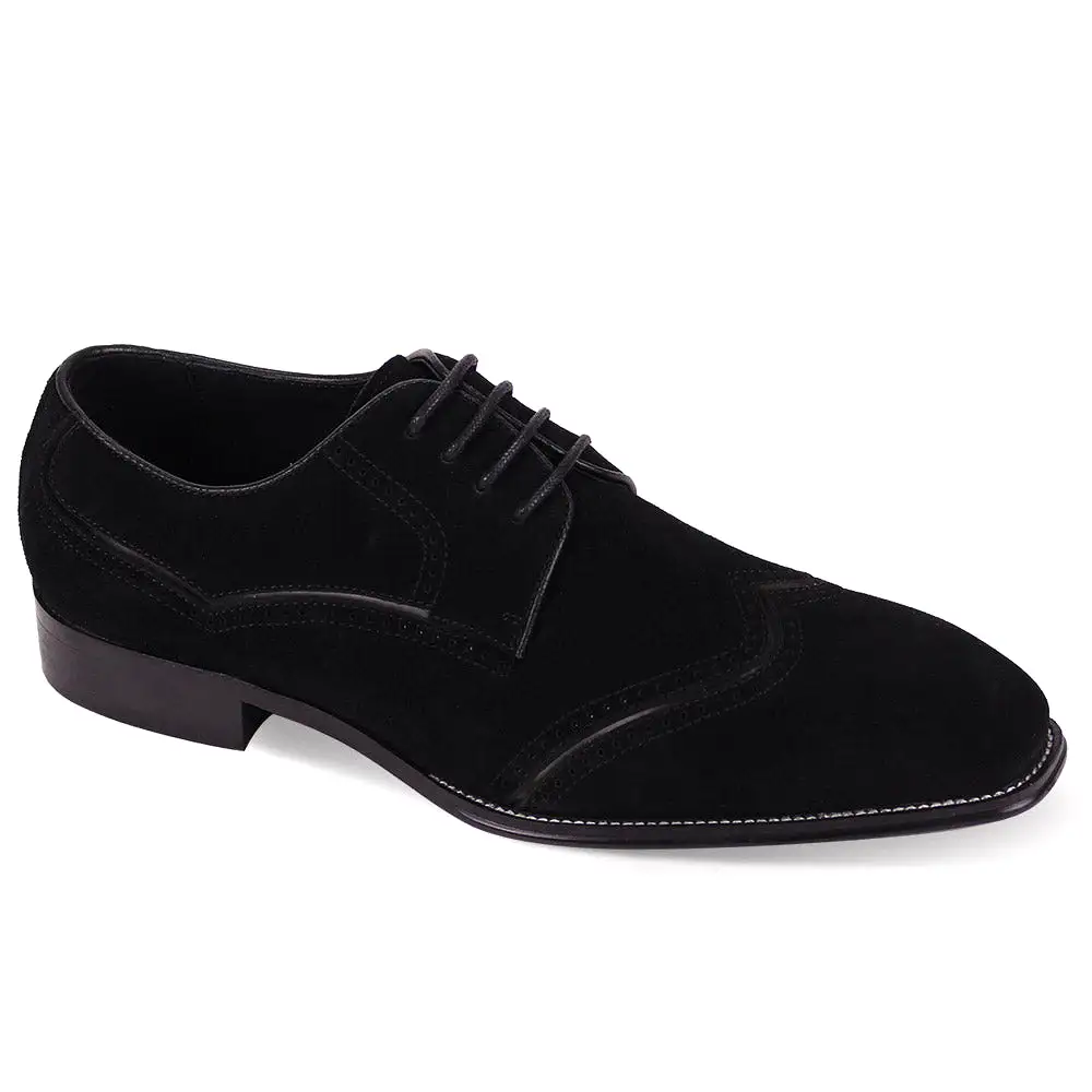 Giovanni Samson Black Leather Shoes