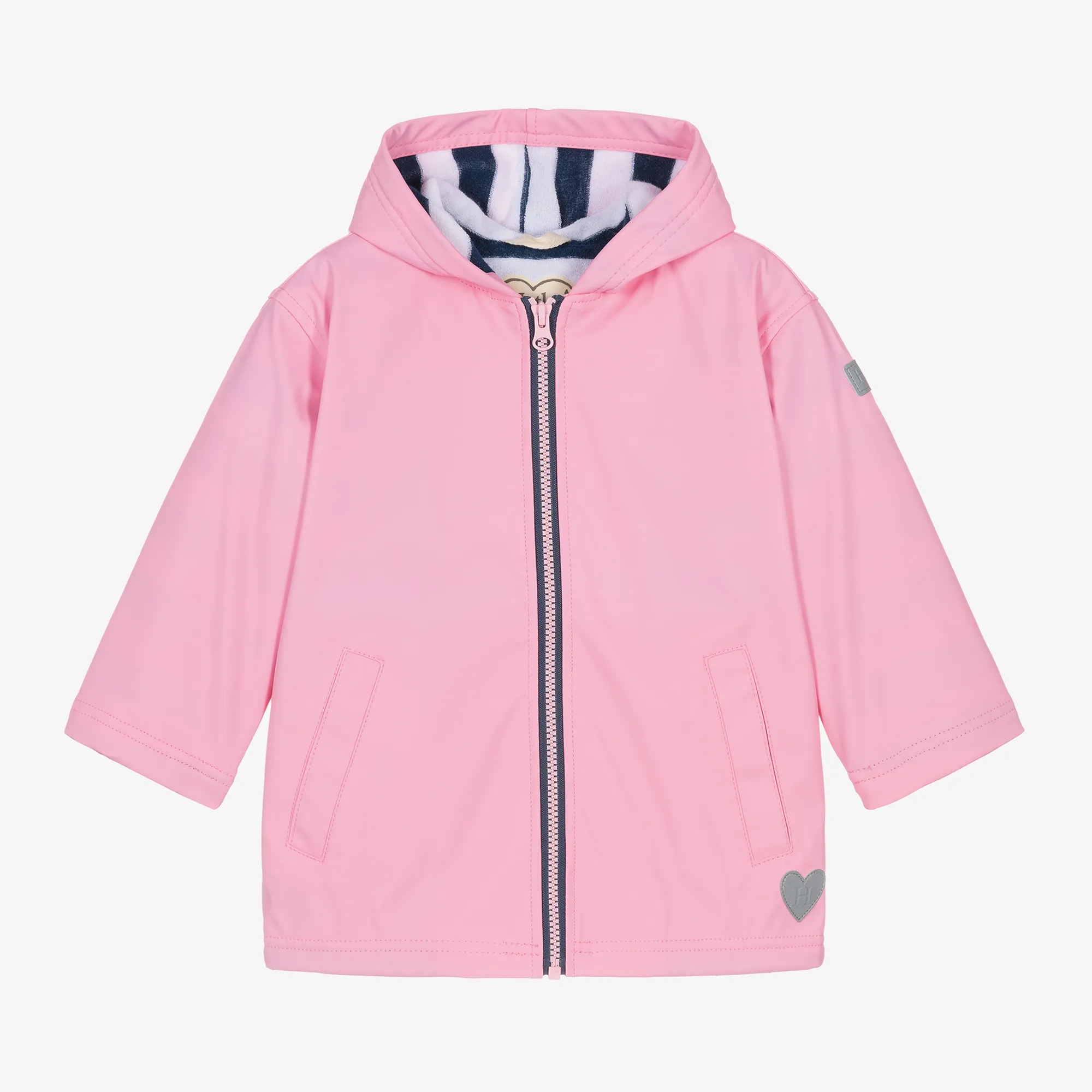 Girls Pink Waterproof Raincoat