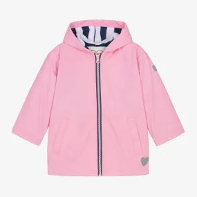 Girls Pink Waterproof Raincoat