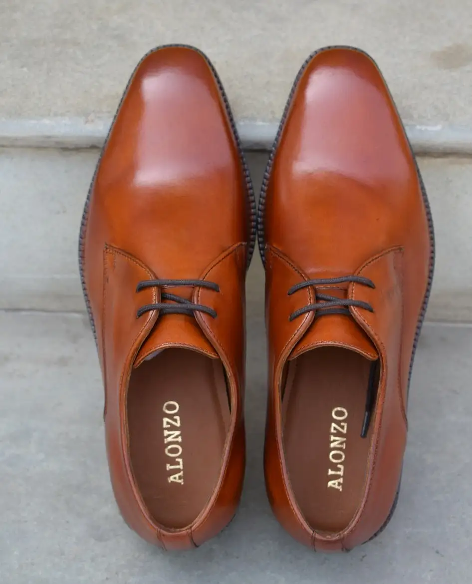 Grant Handmade Leather Sole Derby Shoes