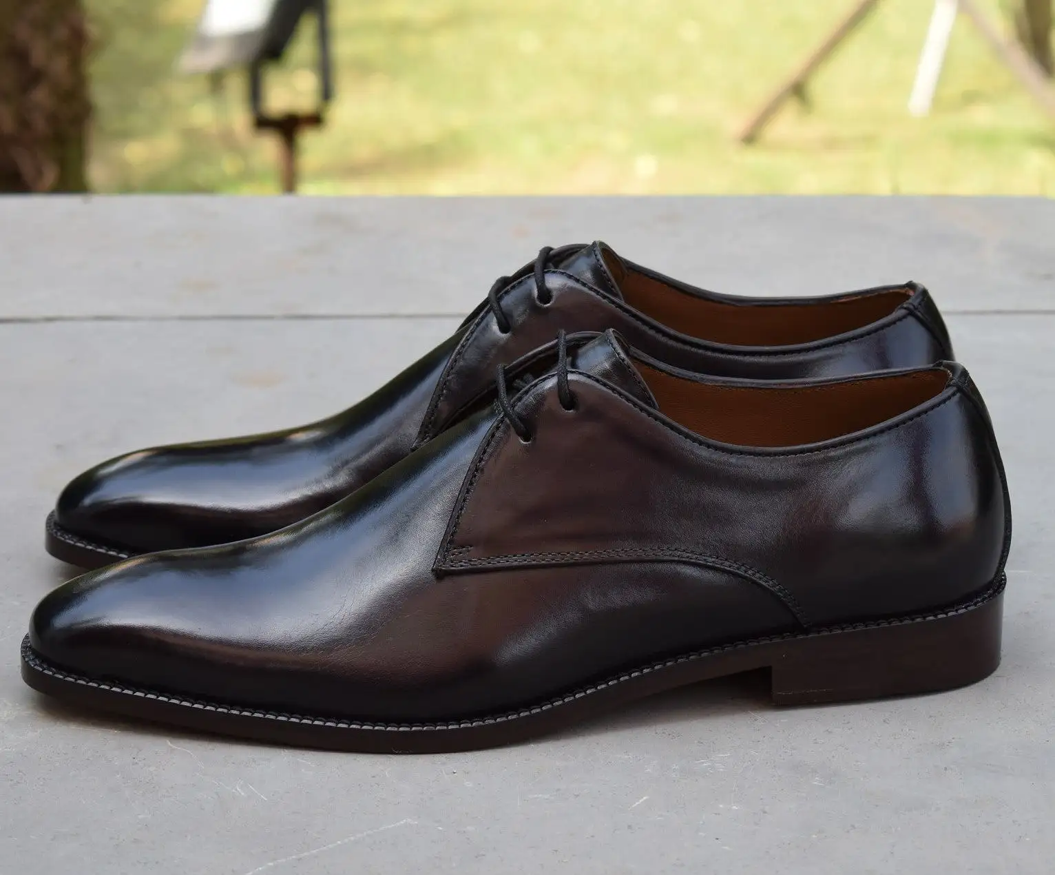 Grant Handmade Leather Sole Derby Shoes