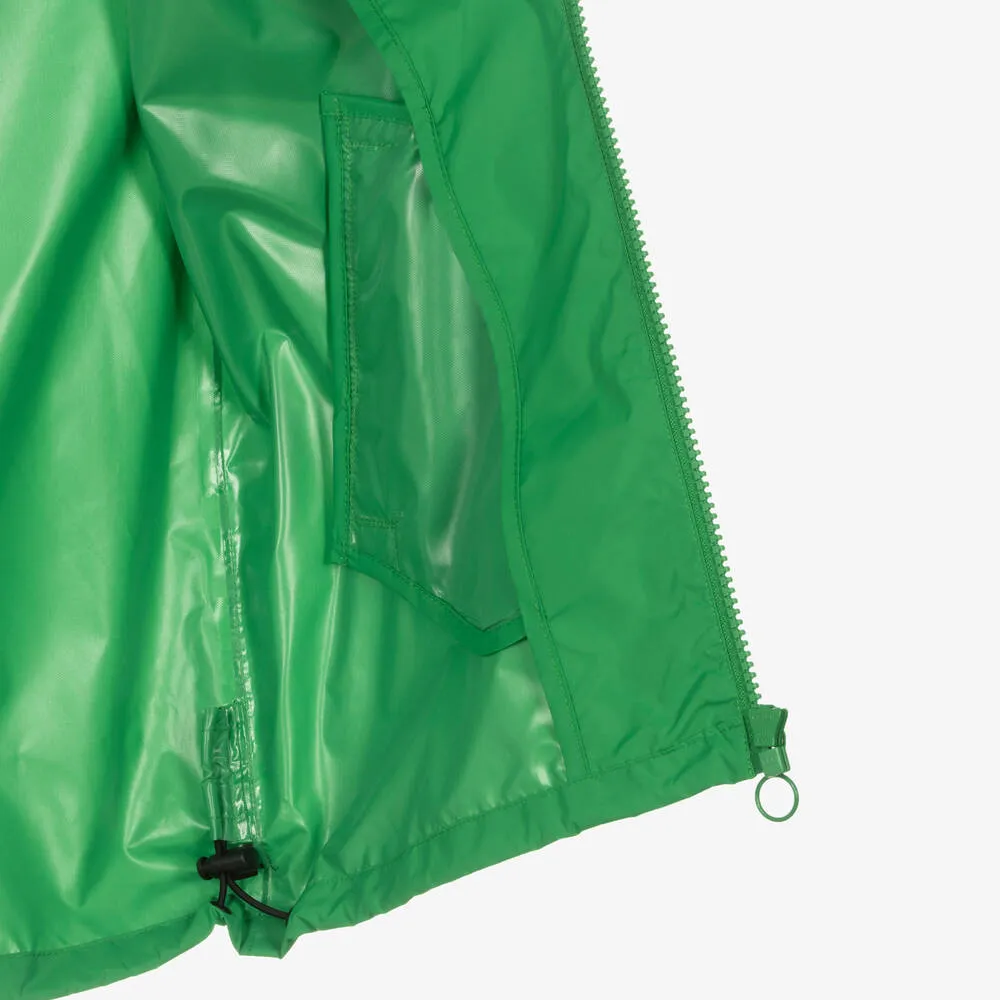 Green Airplane Raincoat